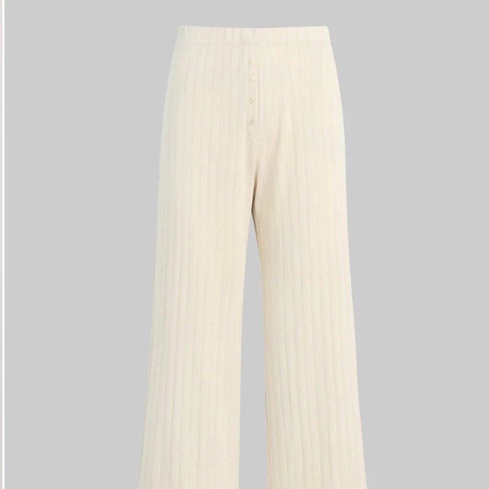 LASET Pointelle Boxer Pant Size S Color Creme